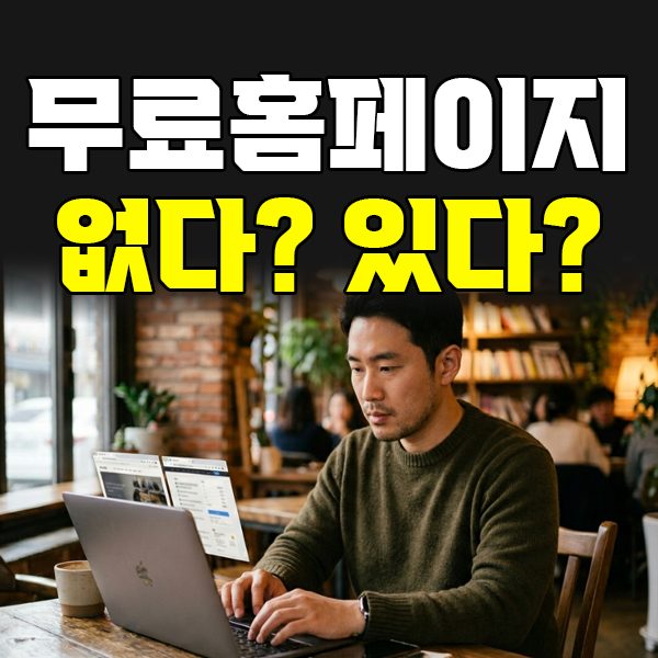 무료 홈페이지 만드는게 아직도 가능할까? 2026년 기준 진짜 무료 사이트 5곳 비교