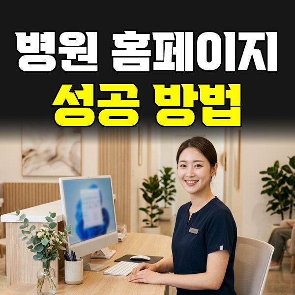 [병원·의원 홈페이지 전략] 환자는 의사를 만나기 전에 홈페이지로 당신을 판단합니다