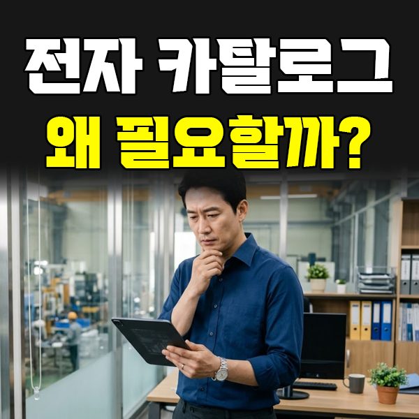 전자 PDF 카탈로그 왜 필요할까? 거래처가 우리 회사를 의심하는 진짜 이유